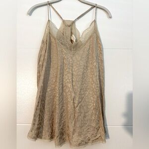 Lovestitch Satin Top Lace Cami NWOT